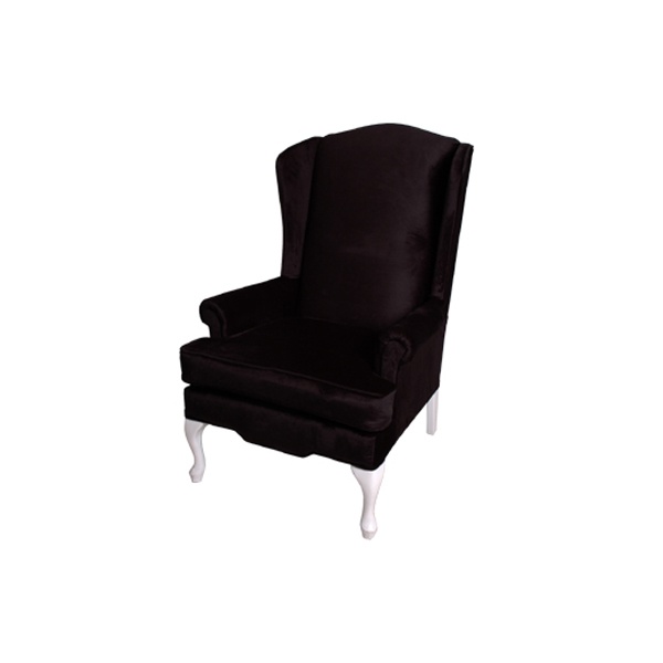 Wingback Chair (Black) FormDecor