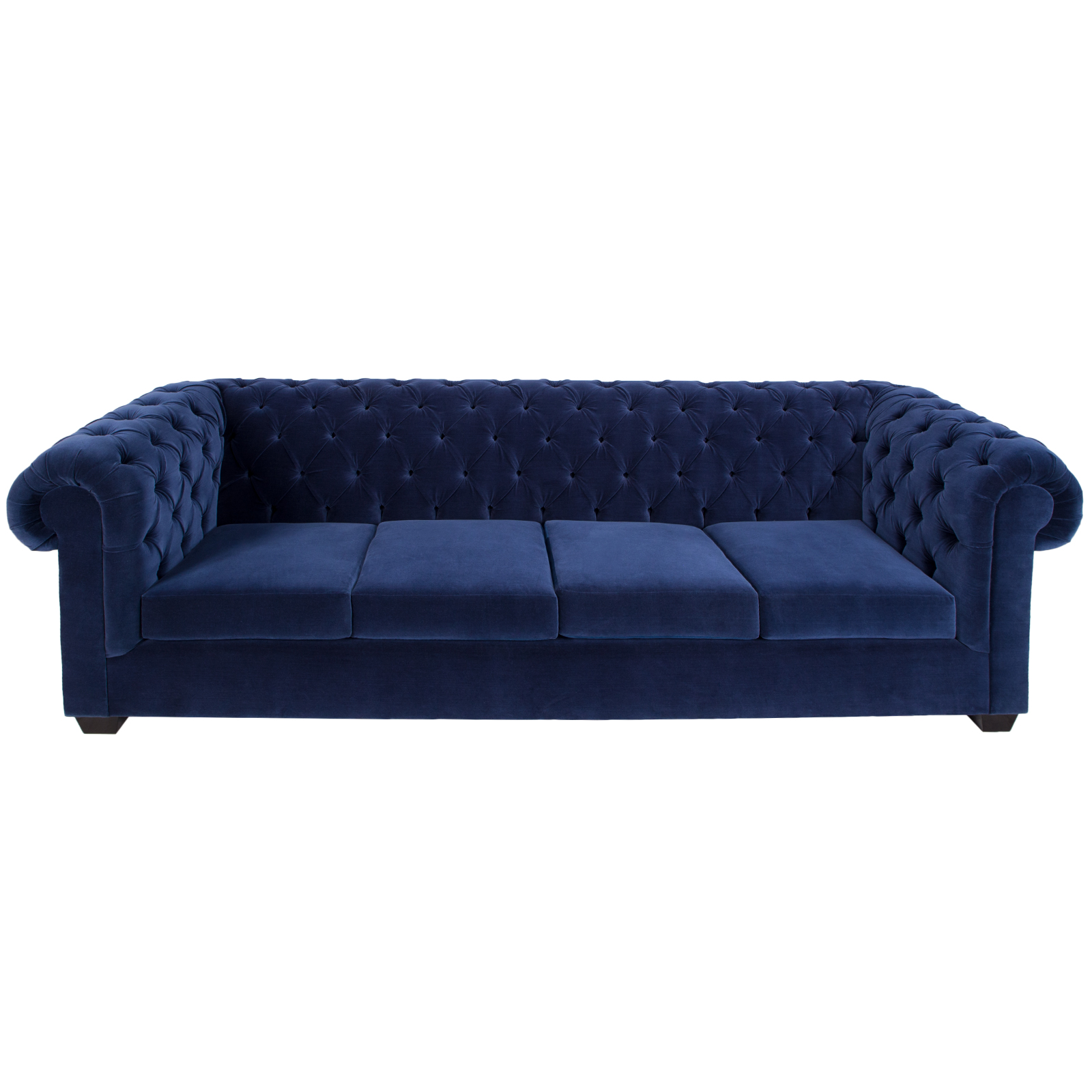 Blue Chesterfield Sofa Rentals | Event Furniture Rental