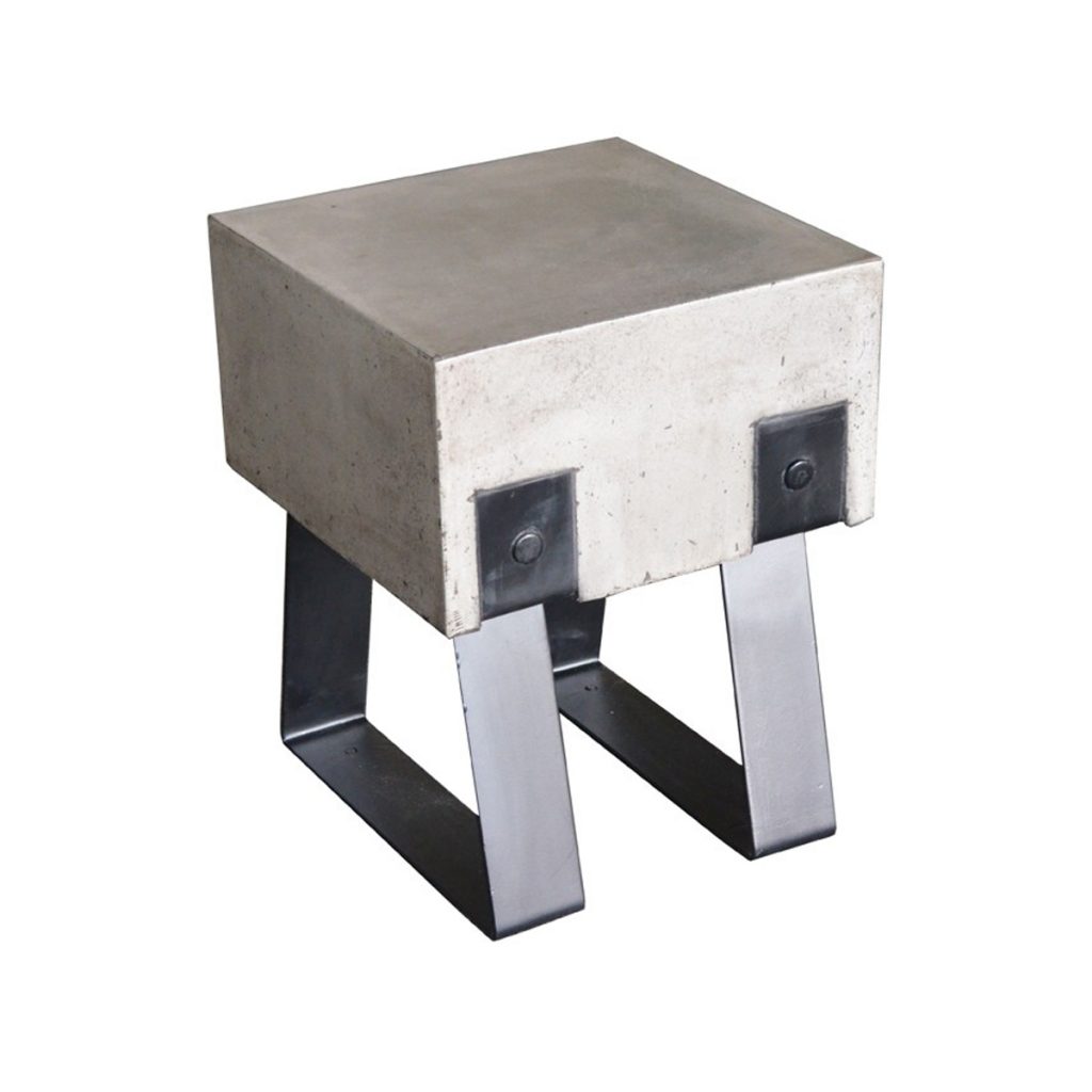 Concrete Stool w/ Legs | Event Trade Show Furniture Rental