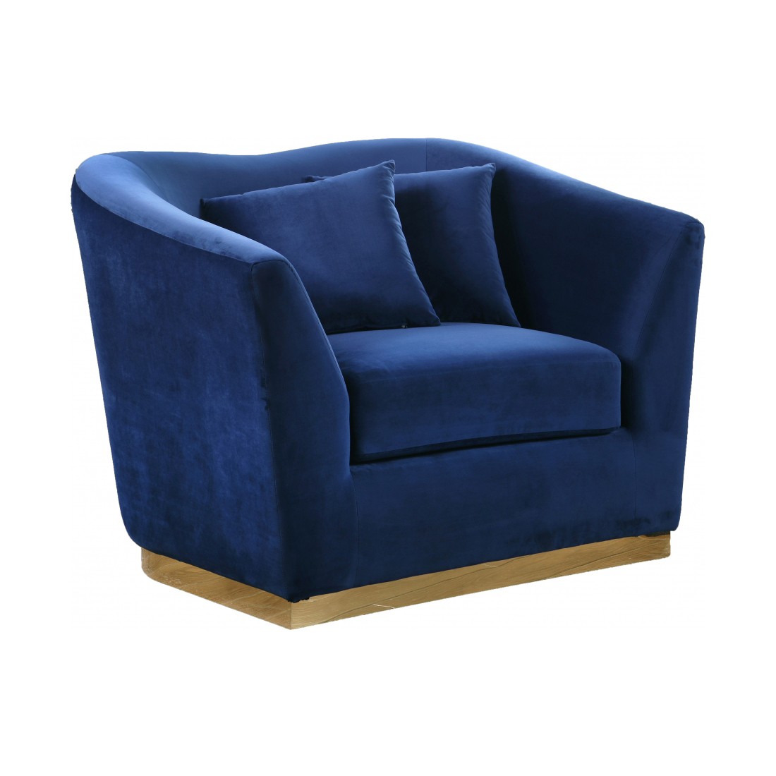 Bella Lounge Chair (Navy) | Event Trade Show Furniture Rental | FormDecor