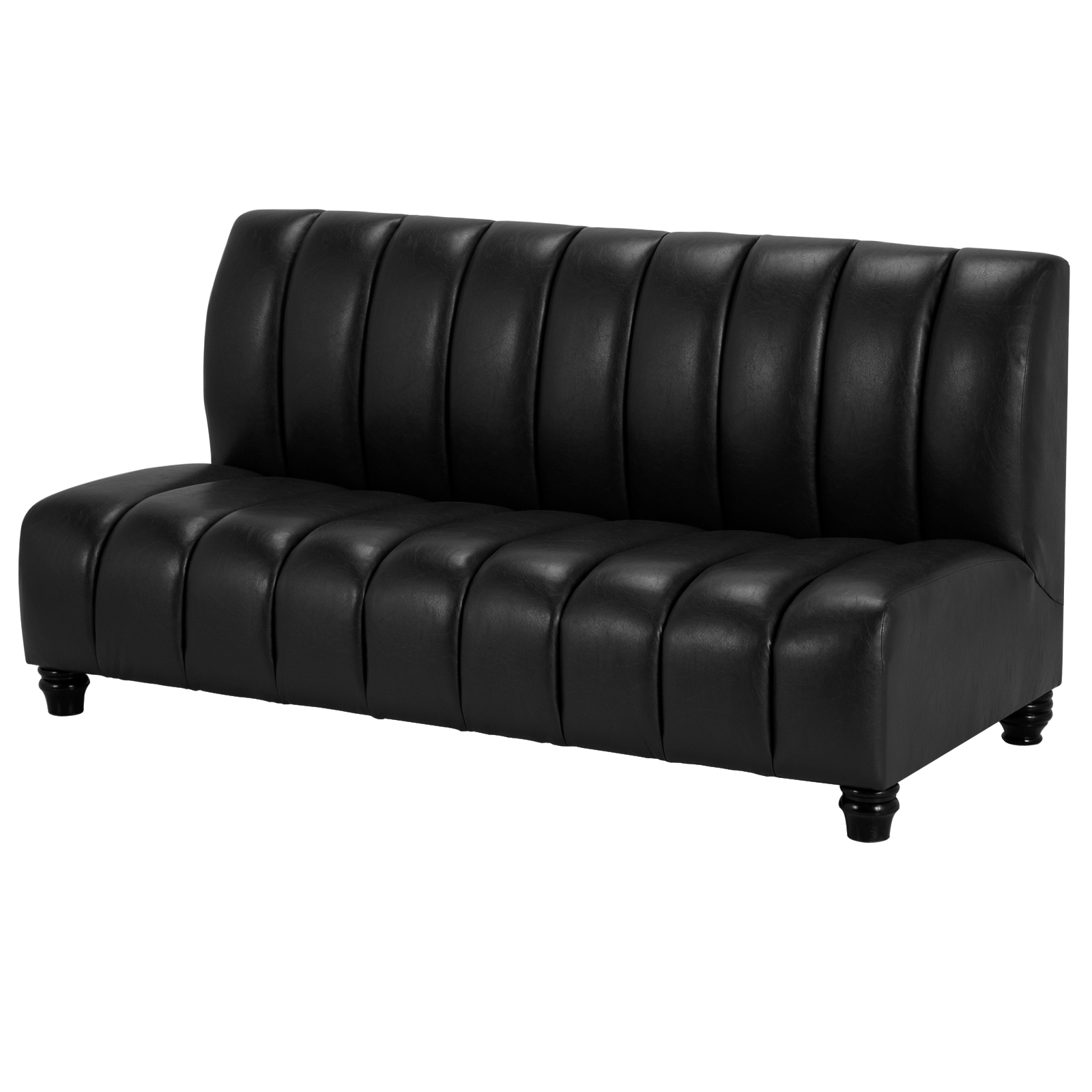 Salon Sofa (black) | Event Trade Show Furniture Rental | FormDecor
