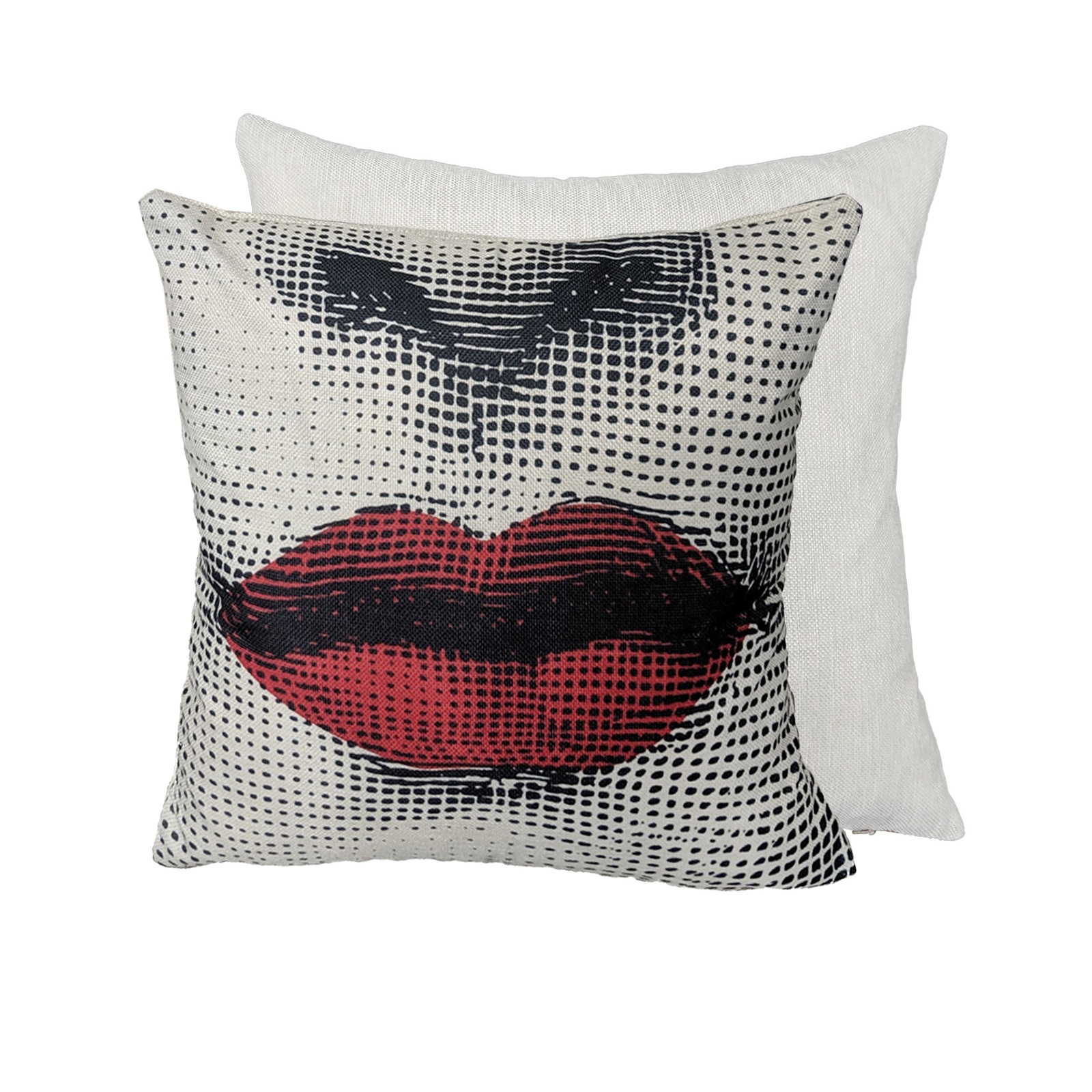 Love Girl New 45 x 45 cm Fornasetti Mouth Red lips doppia lati cuscini Protector Pillow case 