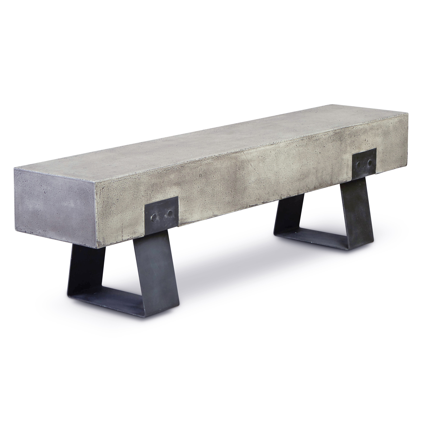 Concrete Bench w/ Legs (Small) | Event Trade Show Furniture Rental | FD