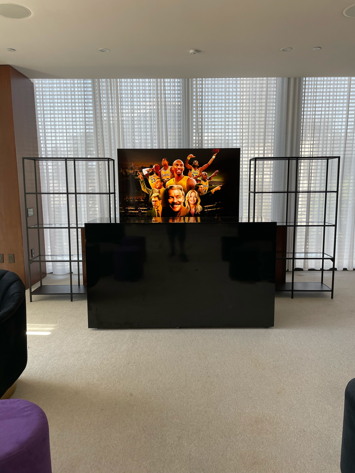 Hulu – Lakers Event furniture rental 7