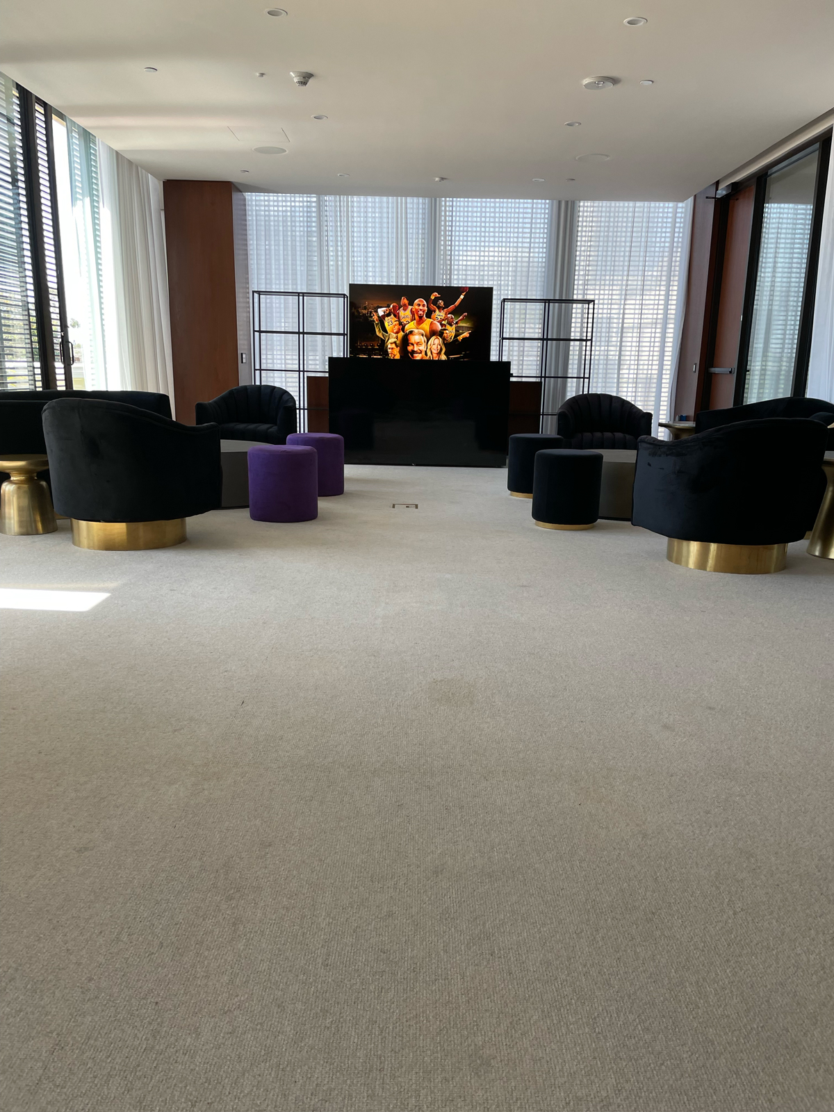 Hulu – Lakers Event furniture rental 8